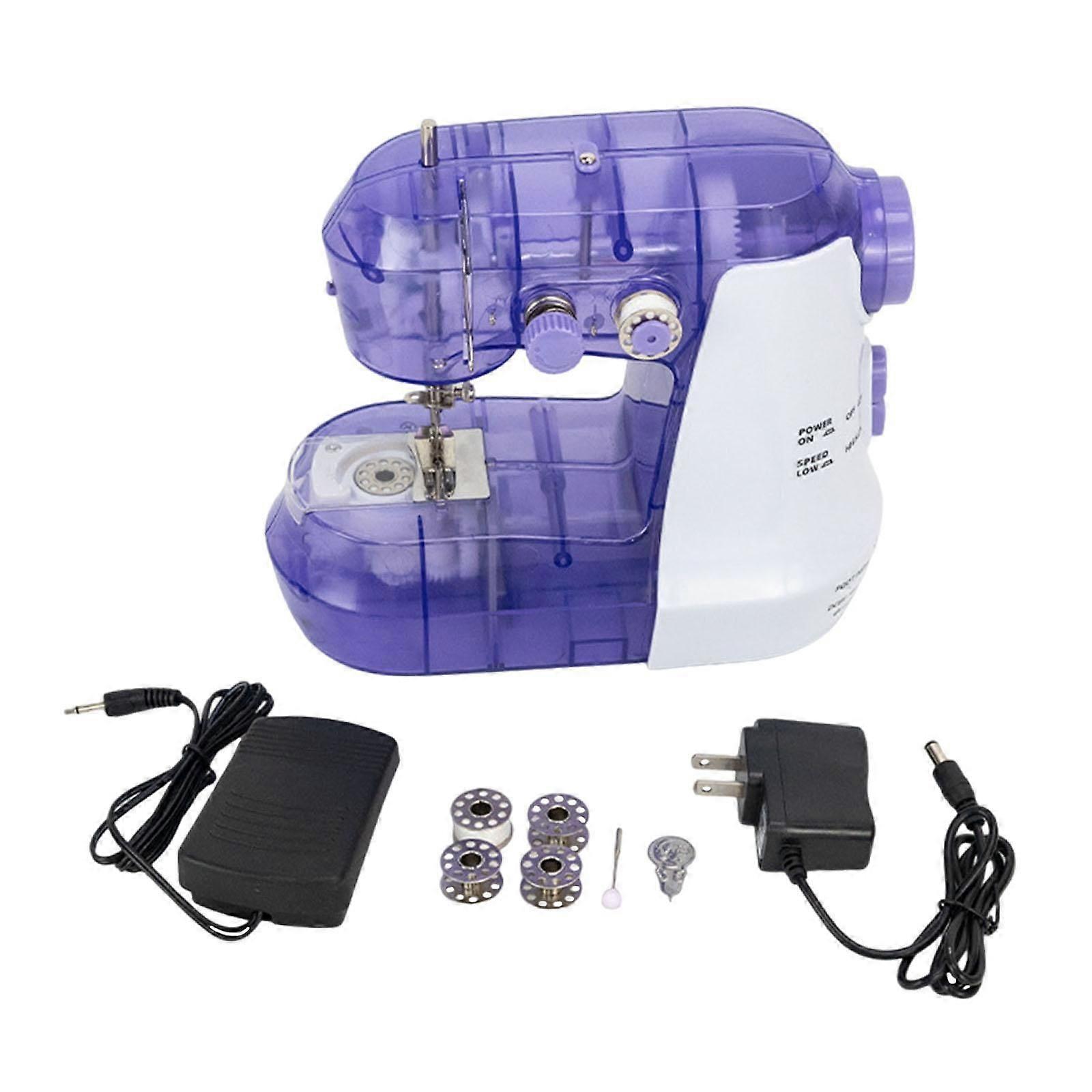 Mini Sewing Machine with Thread Cutting Low Noise with Light with Foot Pedal