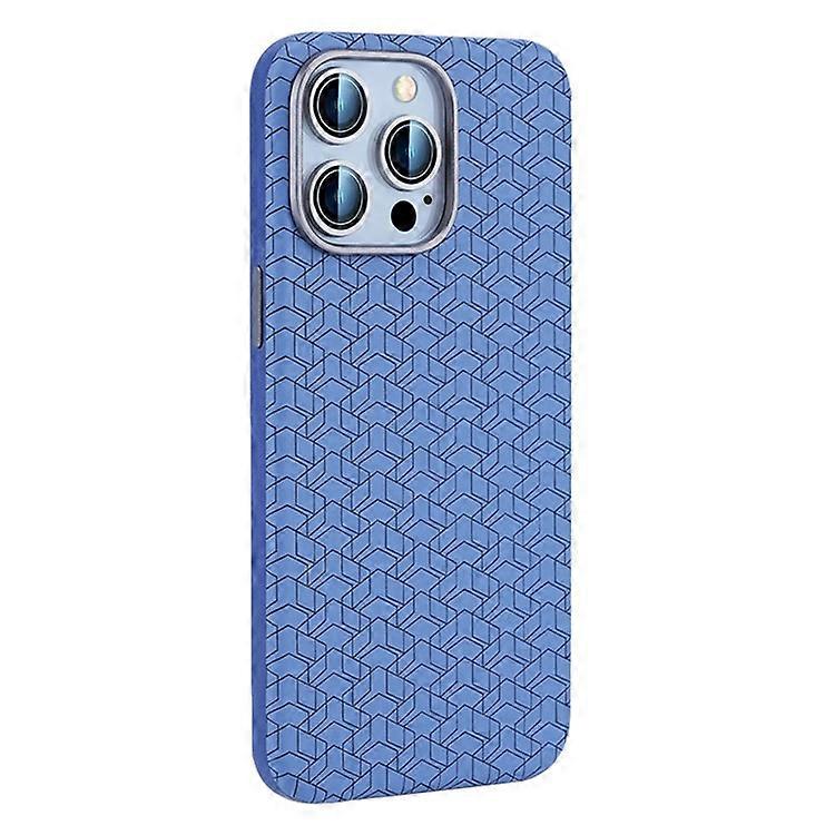 Compatible For iPhone 16 Pro Max Case Compatible with MagSafe Anti-Drop PU+TPU Phone Cover Geometric Pattern