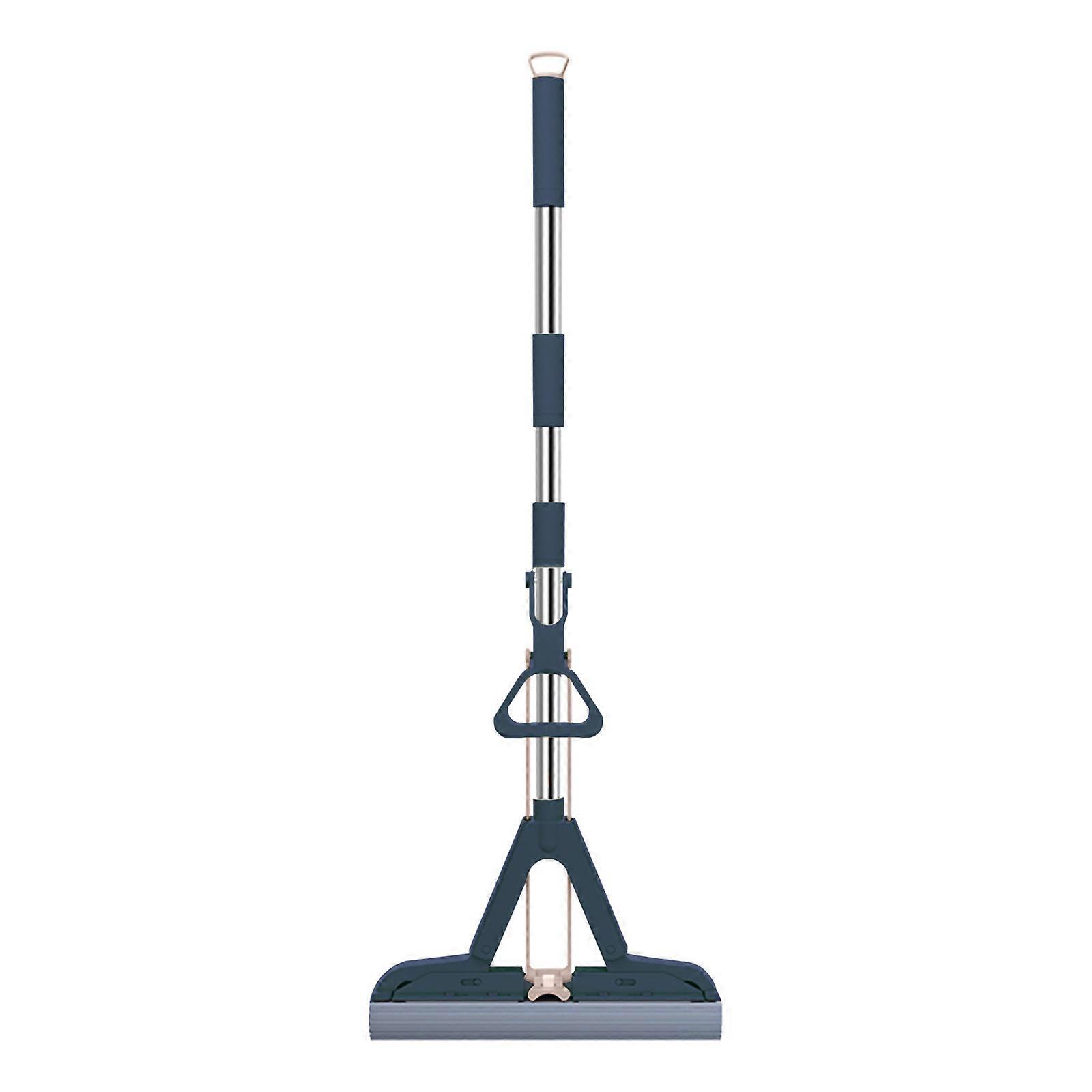 Absorbent Folding Sponge Mop With Brush Hand Mop