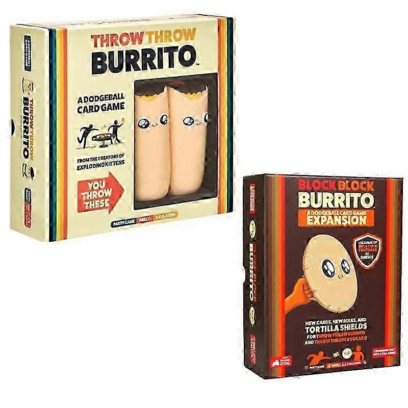Throw Burrito Corn Block Burrito Board Game Card Game Building Block Burrito Card Game Suitable For Home Furnishings