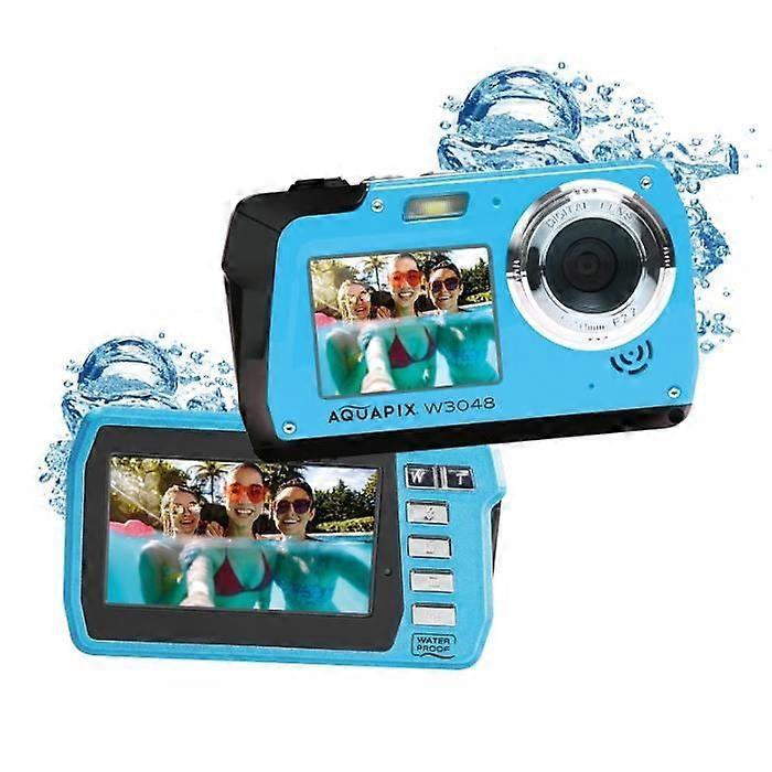 Unterwasser-Digitalkamera - EASYPIX - W3048 - Wasserdicht bis zu 3 m - Dual-Screen - 13MP
