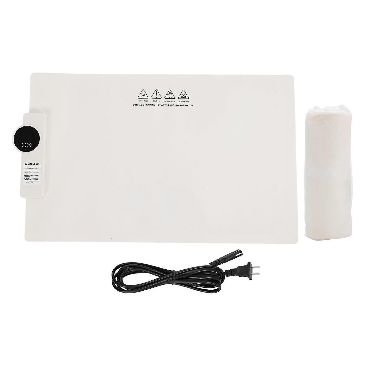 Electric Warming Tray Foldable Food Warming Mat with 6 Temp Setting Full Surface Heat in 10s 2 Hours