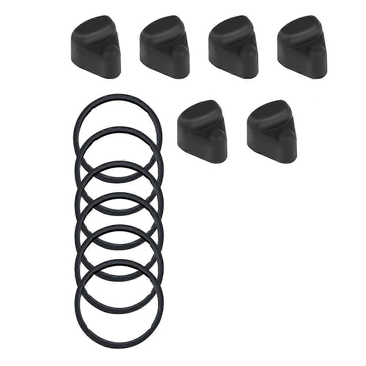Silicone Stopper and Gasket, for Stanley Quick FLIP GO Black