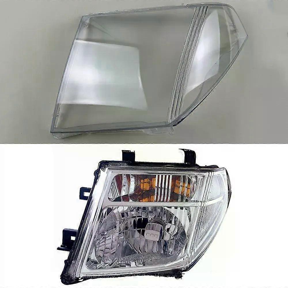 For Nissan Navara D40 2005-2014 Front Headlamp Transparent Cover Lampshade Lamp Shell Masks Headlight Shade Lens Plexiglass
