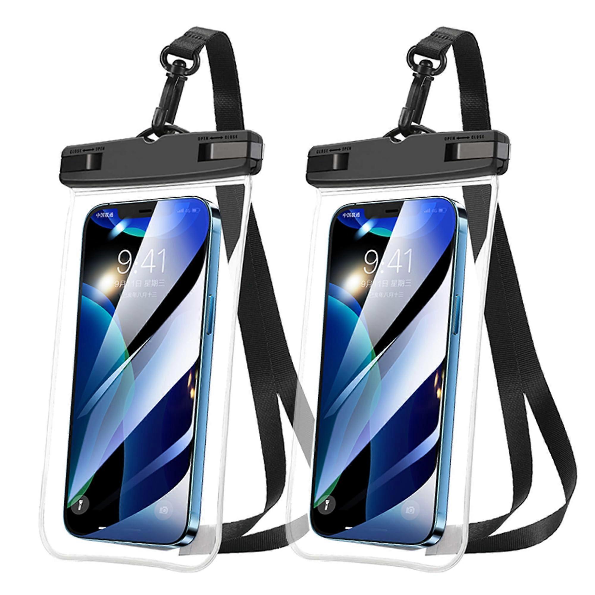 2 Pack Phone Pouch Dry Bag Case 7.2"