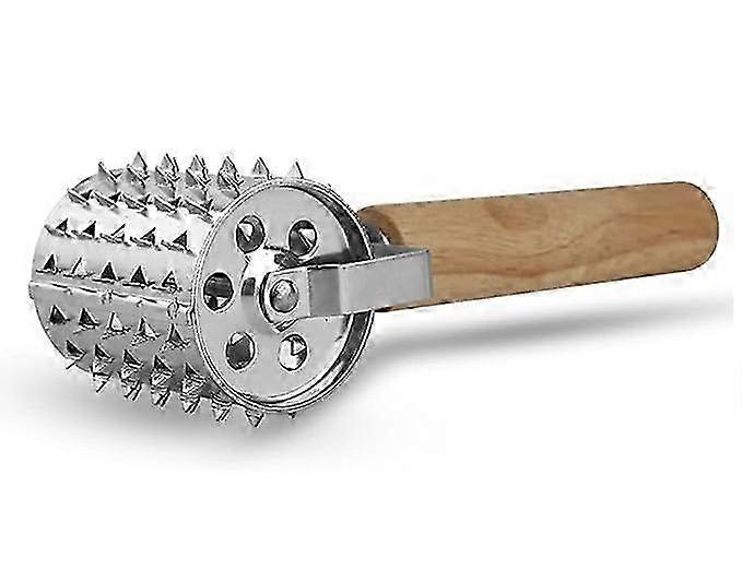 Handheld Meat Tenderizer Roller with Stainless Steel Needles, Ergonomic Grip, Easy to Clean, Ideal for Steak and Poultry