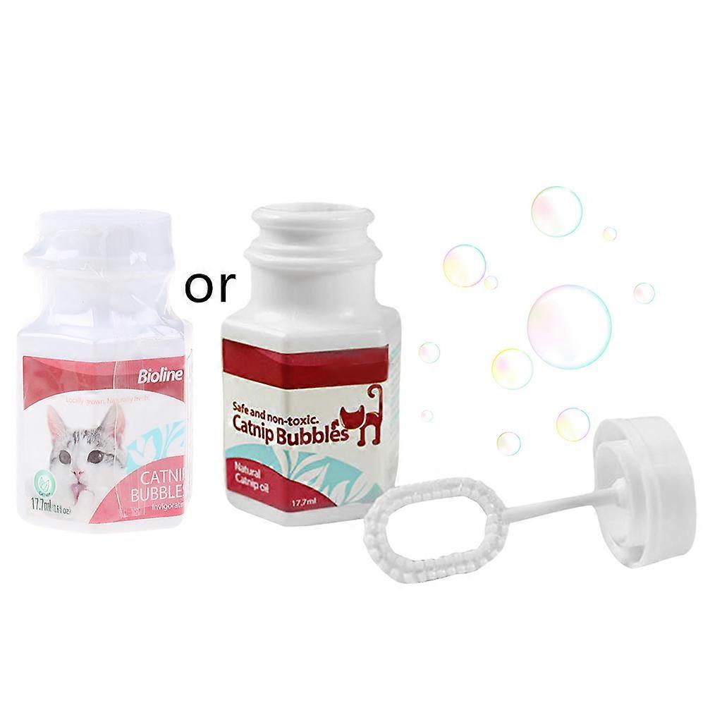 Funny Bubbles Toys for Cat Teasing Toy Catnip Bubbles About 17ML Suitable for Cat Attract Cats to Jump and for Cat's Att