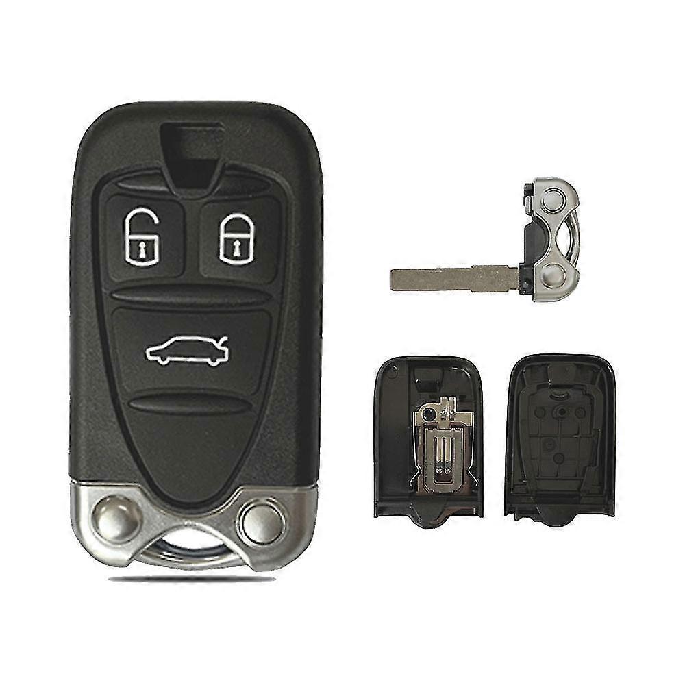 Replacement Shell with 3-Button Remote for Alfa Romeo 159/Brera/156/Spider Uncut Key Insert Blade