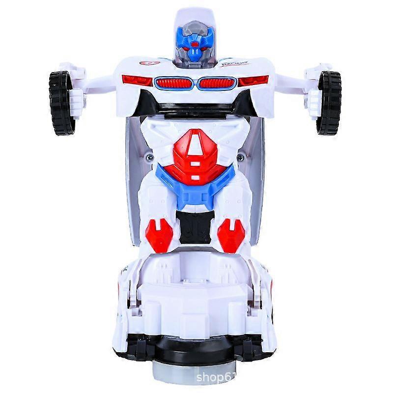 سيارة لعبة سيارة روبوت تشوه أوتوماتيكية ، ستكون سيارة روبوت ، أوتوماتيكية عالمية لتجنب العقبات مع الأضواء والموسيقى ، هدية عيد ميلاد هدية عيد الميلاد 