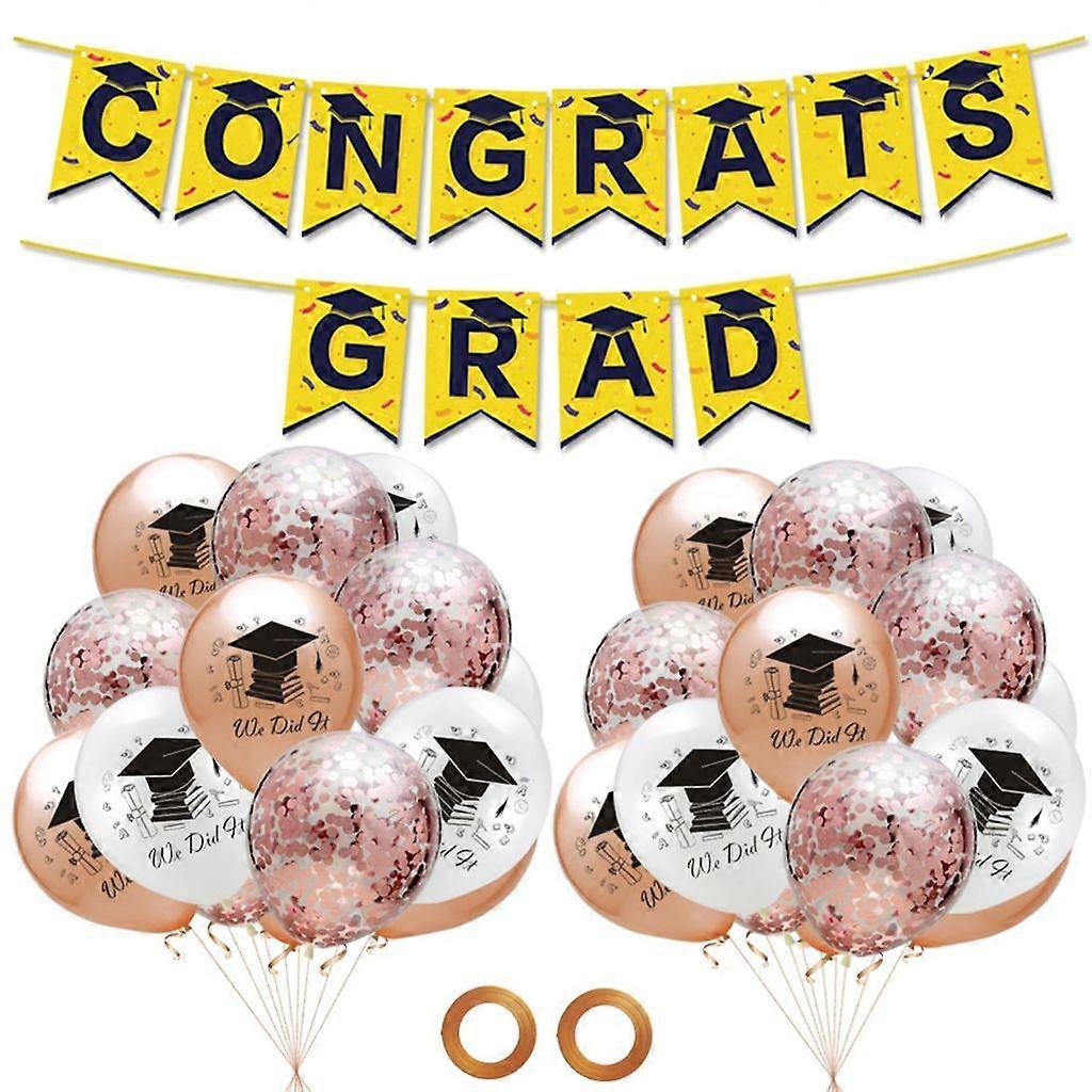 2023 Graduation Balloon Hanging Banner Set Student Junior School Student