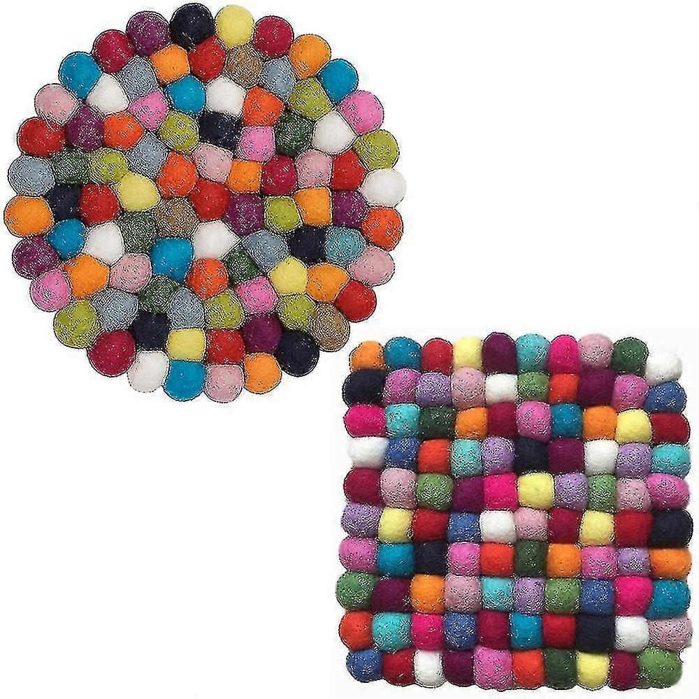 Round and Square Scratch-Resistant Self-Drying Drink Coasters with Super Absorbency