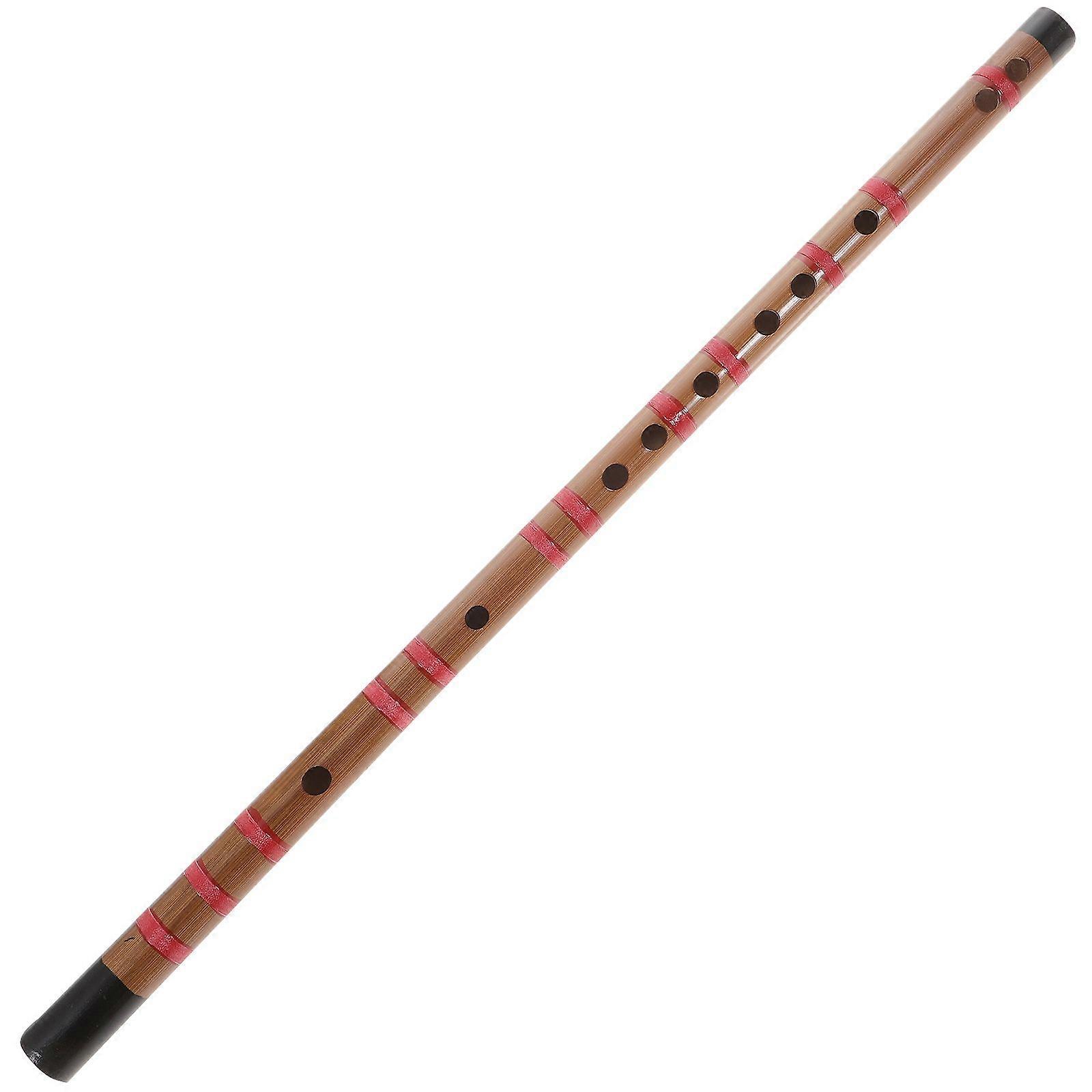 1 Pc Introductory Wooden Flute Portable Flute Chinese Flute for Beginner (D Key)
