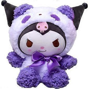Kuromi Plush Toy, My Melody Plush Doll, 22CM Sanrio Plush Toy, Purple Cute Kawaii Anime Kuromi Soft Toy for Kids Birthday Christmas Gifts