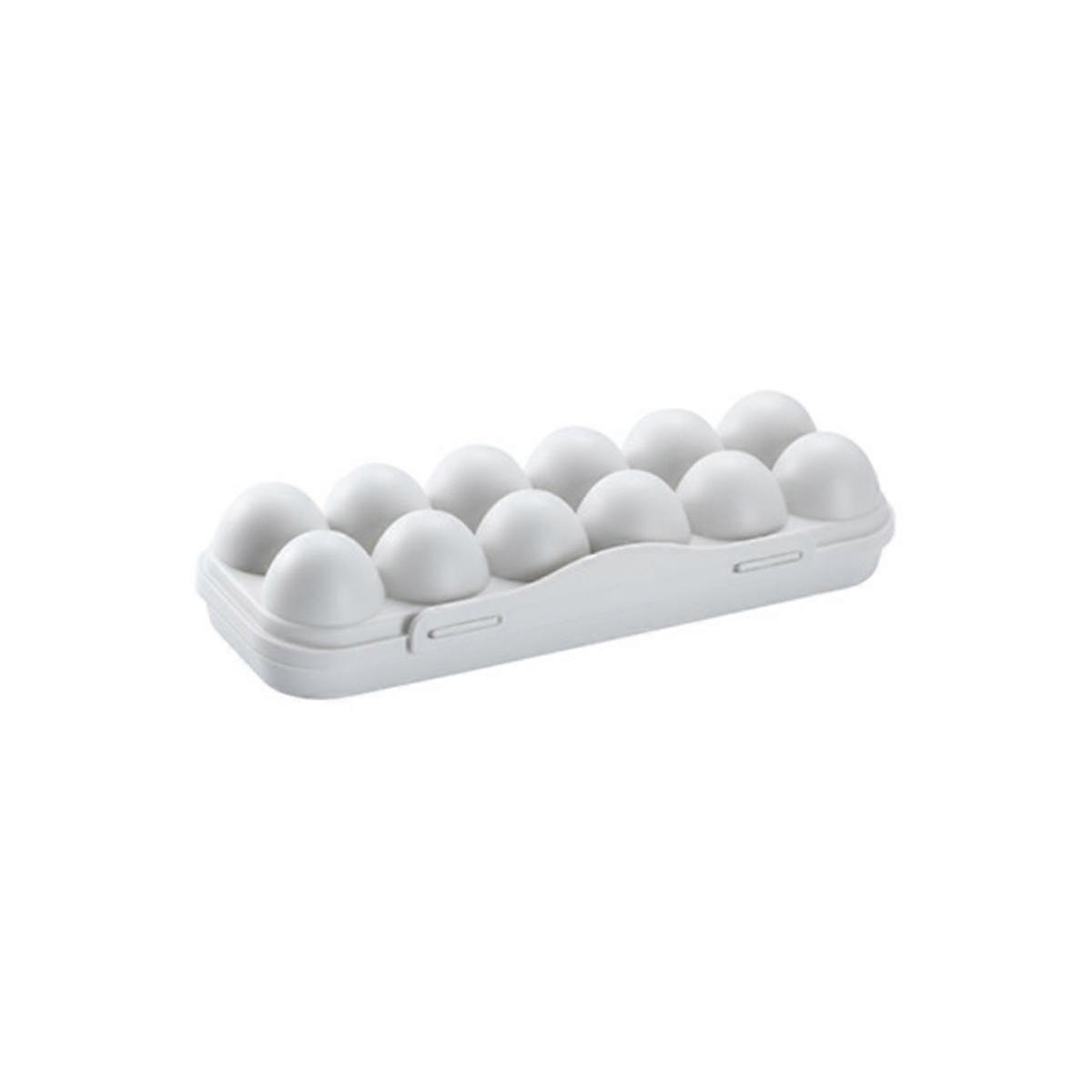 Useful Well Protect No Burrs PP Temperature Resistant Egg Storage Box for Home Egg Box