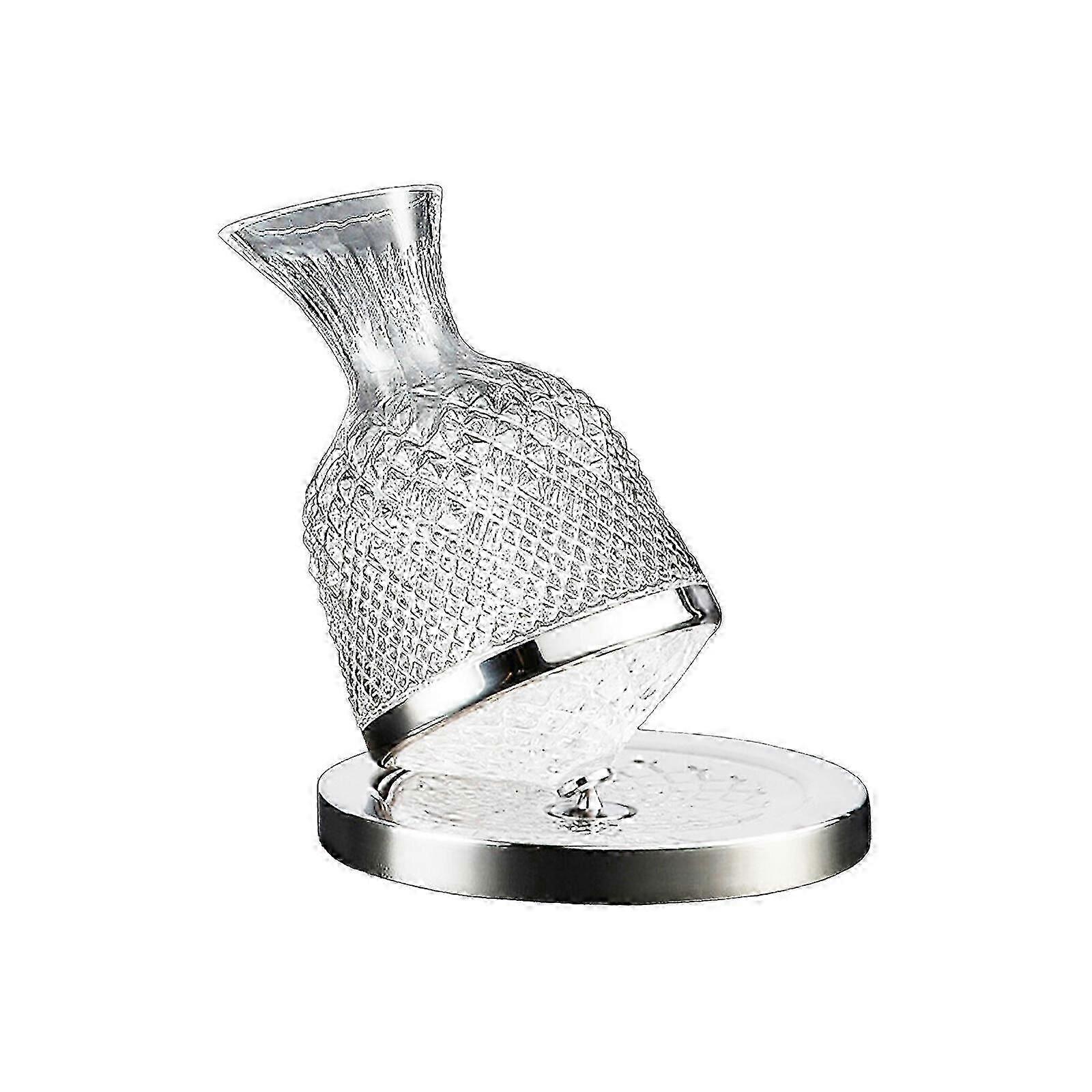 Drinking Utensil Tool Cup Creative 20 X 20 X 21cm For Home Bar Decor Stylish Luxurious Glass Red Wine Rotary Decanter