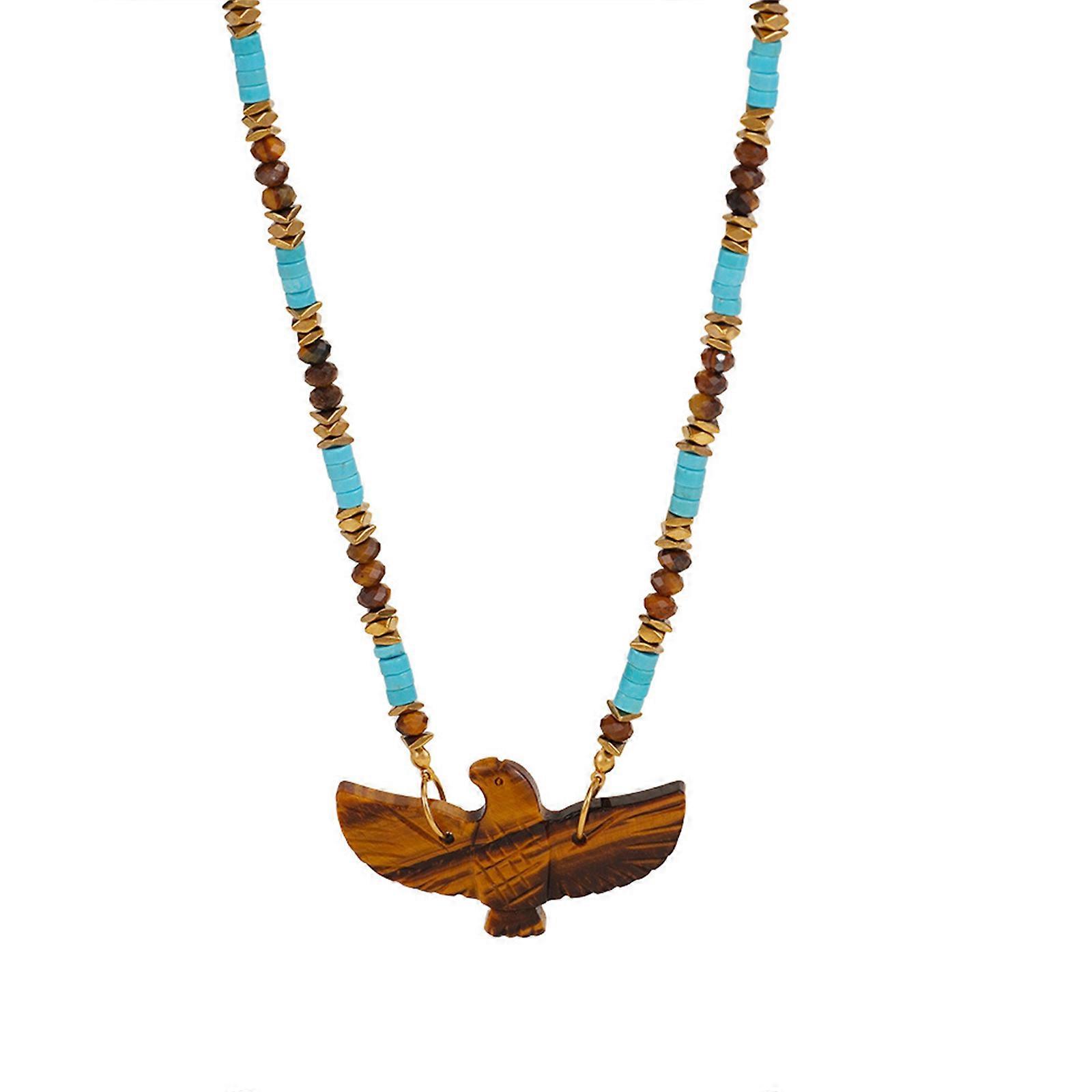 Collier de perles unique Accessoire fait à la main Colliers pendentifs d’oiseau artistique adaptés à un usage quotidien ou à diverses occasions