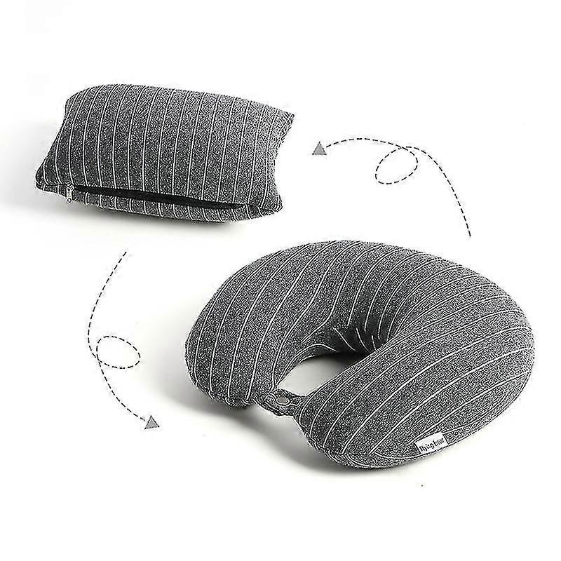 Oreiller de voyage en forme de U, oreiller de cou à double usage