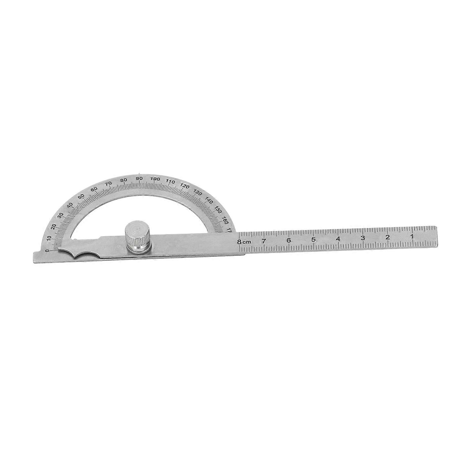 Stainless Steel Protractor High Accuracy Multifunctional 180° Angle Ruler Angle Gauge Finder