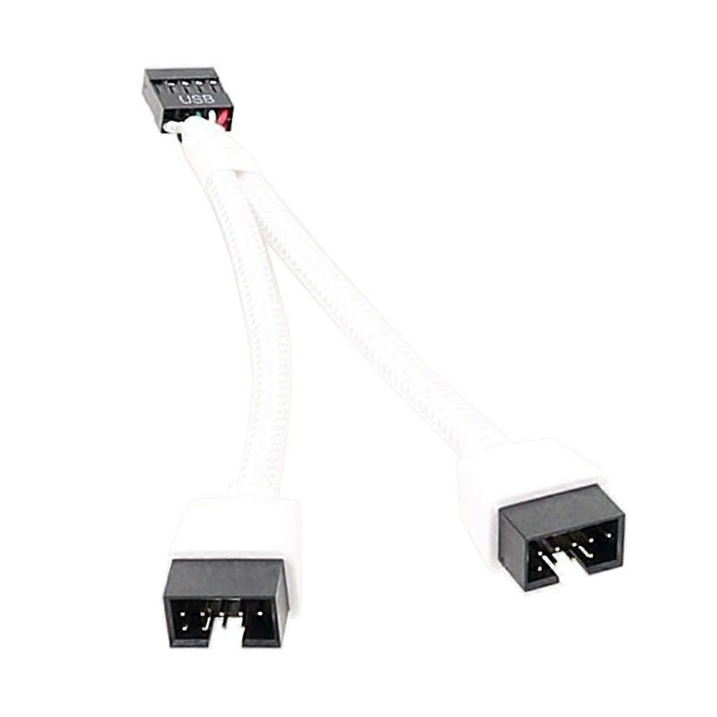 Mini USB 9Pin Data Transfer Cable Shielded USB 2.0 9 Pin Splitter Cable 15CM