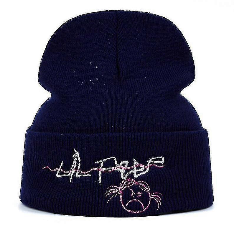 Lil Peep Beanie Embroidered, Warm Winter Cap