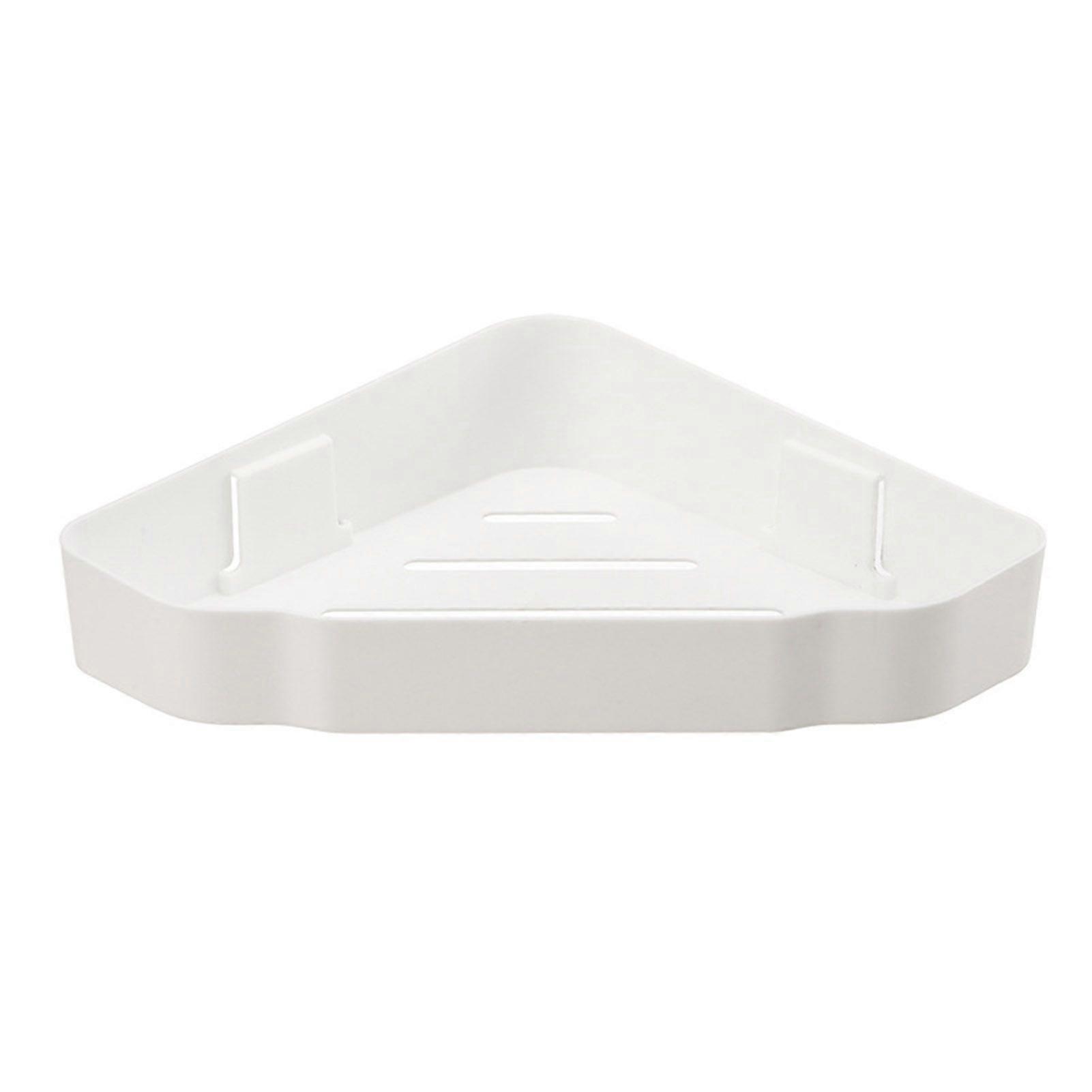 Corner Storage Shelf Plastic Multifunctional Large Capacity Simple Shower Organizer for Bathroom