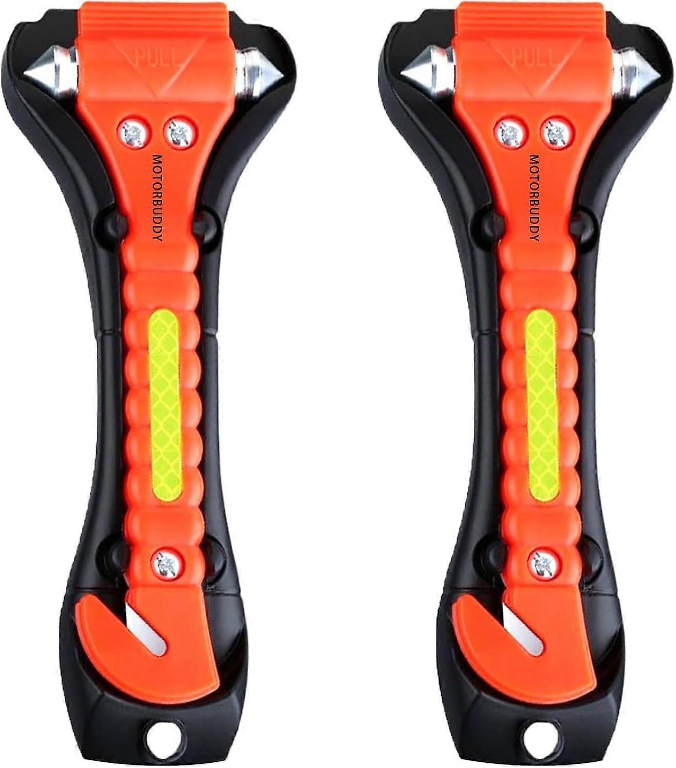 Hochwertiger brandneuer 2er-Pack Auto-Sicherheitshammer, Sicherheitsgurtschneider, Auto-Notfall