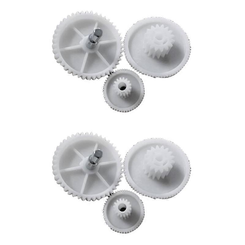 6PCS Haushalt Fleischwolf Kunststoff Zahnräder Ersatz S/M/L Getriebe