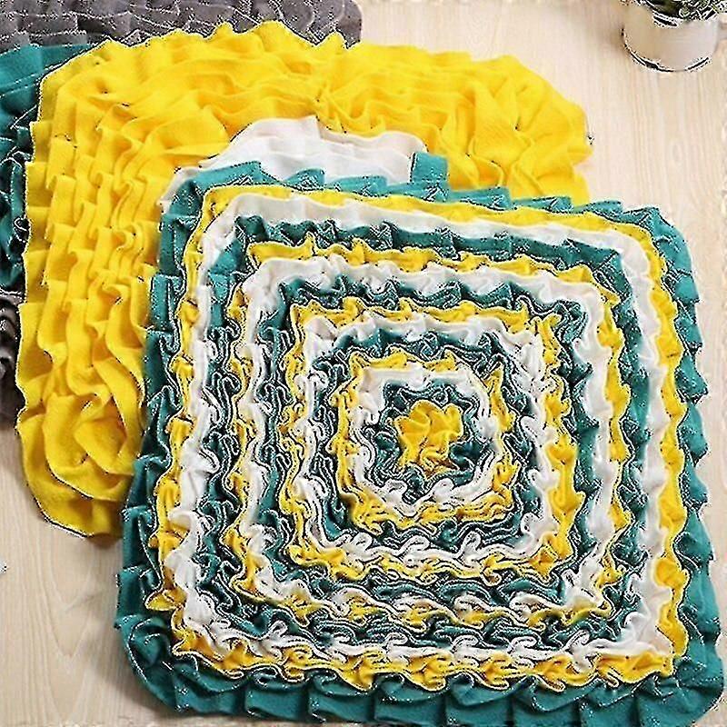 Cat Litter Box Mats Dog Sniffing Mat Dog Puzzle Toy Pet Snack Feeding Mat Boring Interactive Kennels & Pens