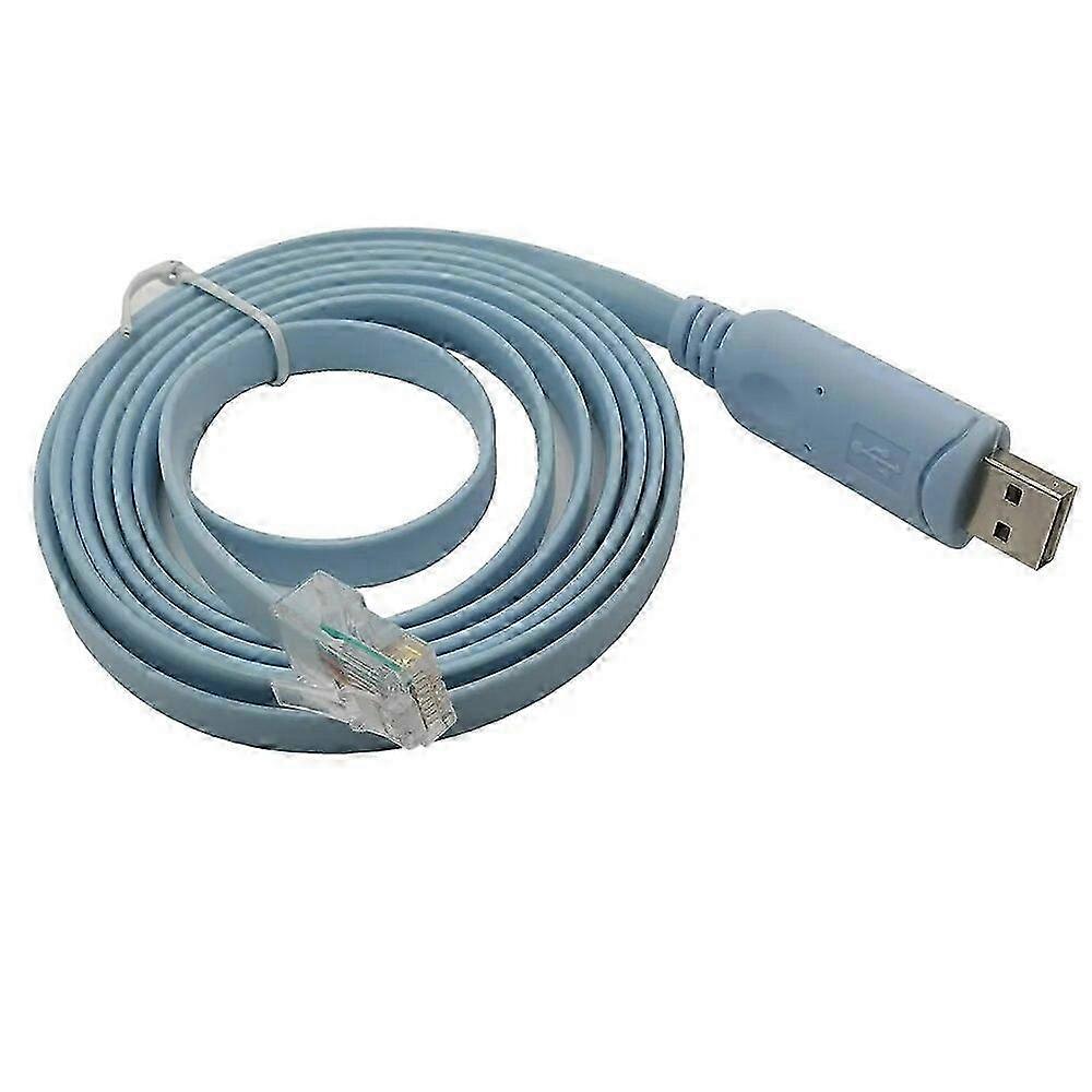 1.5M USB RS232 to RJ45 Console Cable for Cisco H3C HP Arba Huawei Fortinet router Ftdi USB Console Cable FTDI