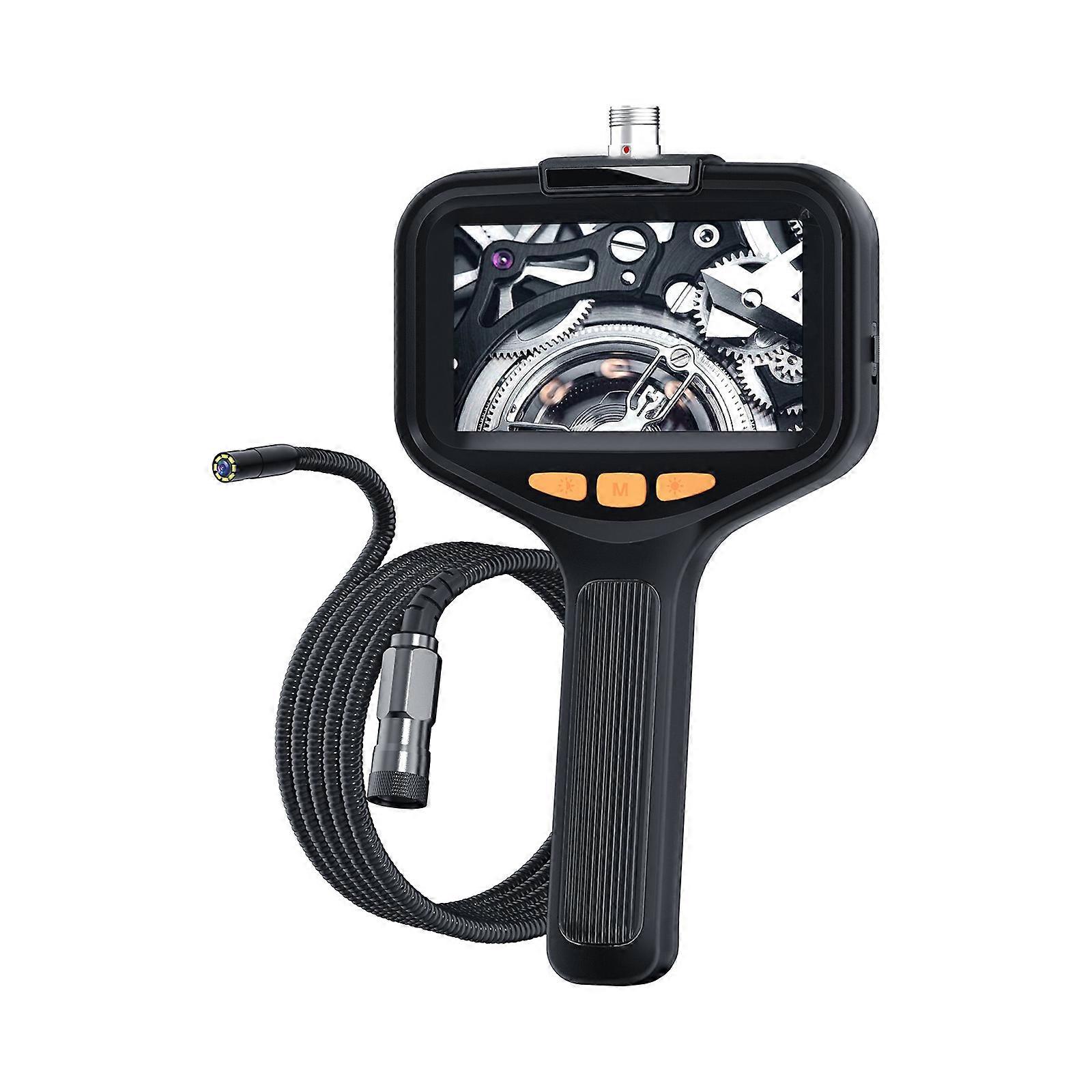 Industrial  Handheld Borescope with Flexible Cable Inspection Camera for Deep Pipe Engine Component Inspection