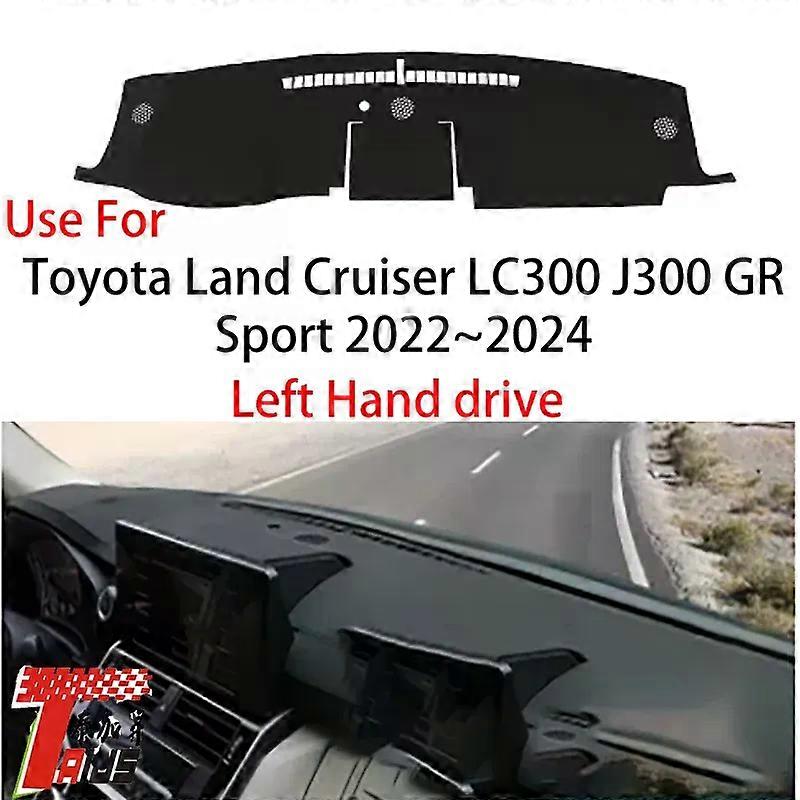 Bewerben Sie sich TAIJS Factory Casual Hochwertige Polyesterfaser Auto Armaturenbrett Abdeckung Für Toyota Land Cruiser J300 2022-2024 Linkslenker