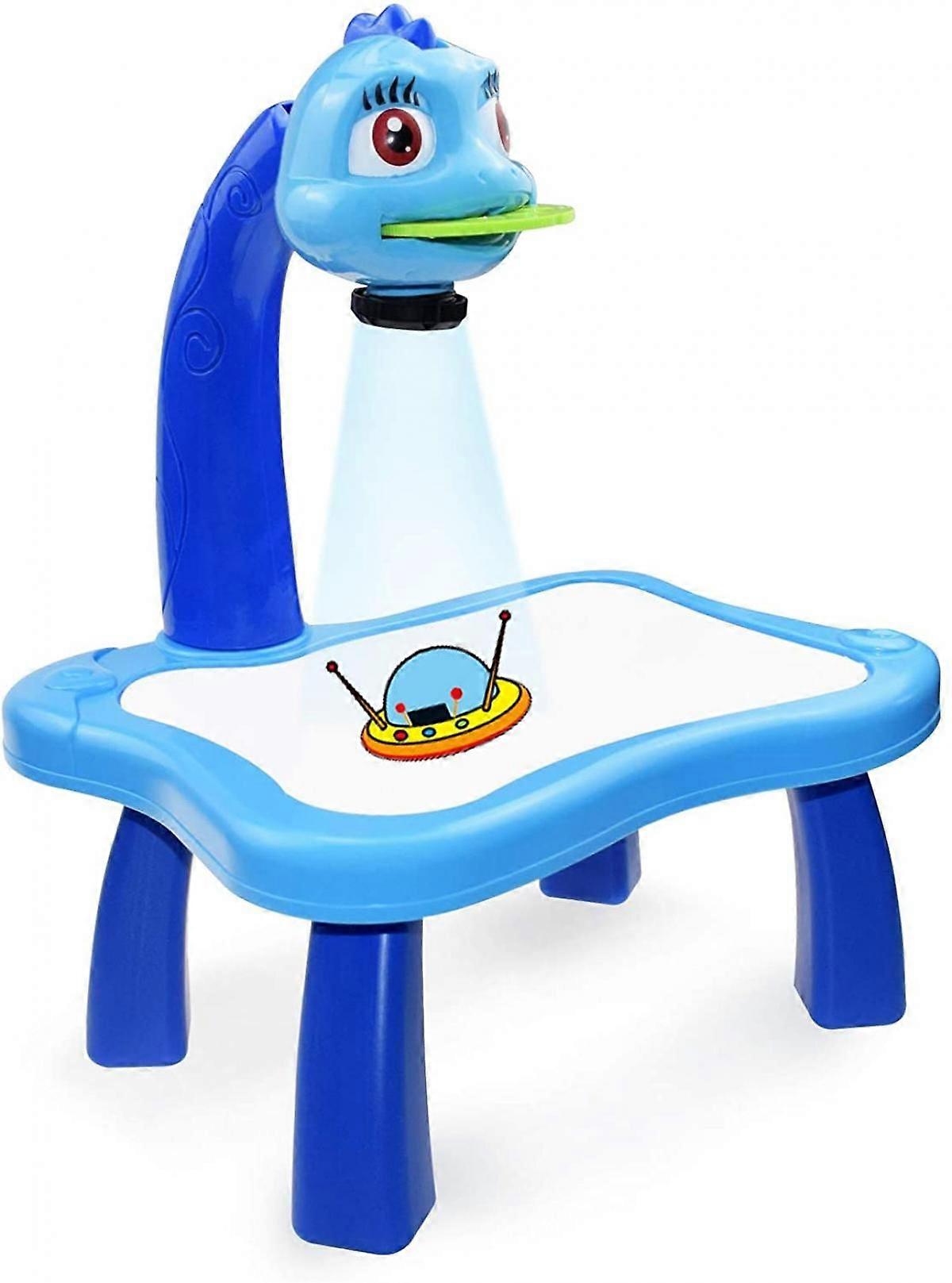 Drawing Projector Table for Kids, Trace and Draw Projector Toy with Light & Music, Child Smart Projector Sketcher Desk, Learning Projection Painting.