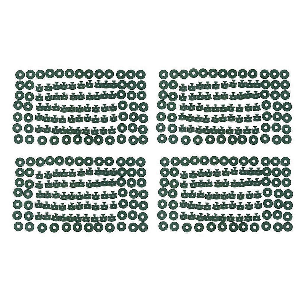 200PCS Greenhouse Clips Washers Set For Insulation Bubble Netting Shading