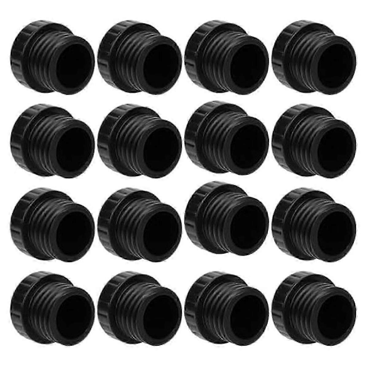 16-Piece Light Socket Safety Caps with E26 Bulb Socket Covers and Protective End Caps