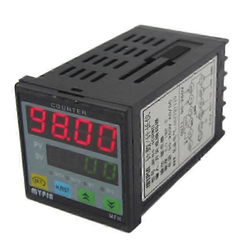 4 Digital Counter Length Counter Length Meter Multi-Functional Intelligent 90-260V AC/DC Preset Re