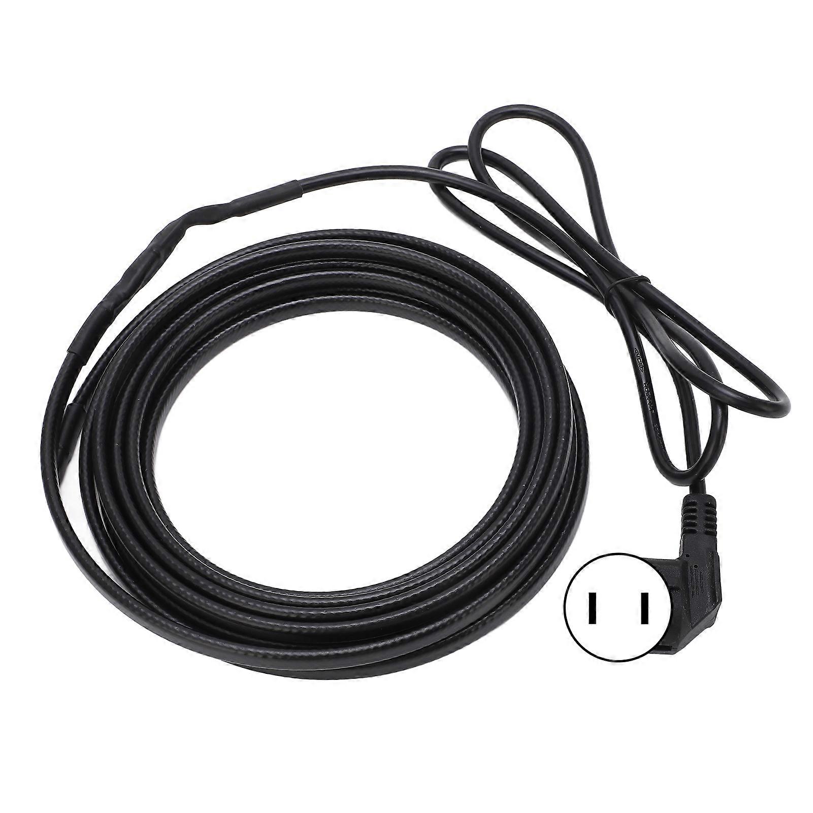 Pipe Heating Cable Heat Tape Heater 5 Meter Self Regulating with Plug for Winter