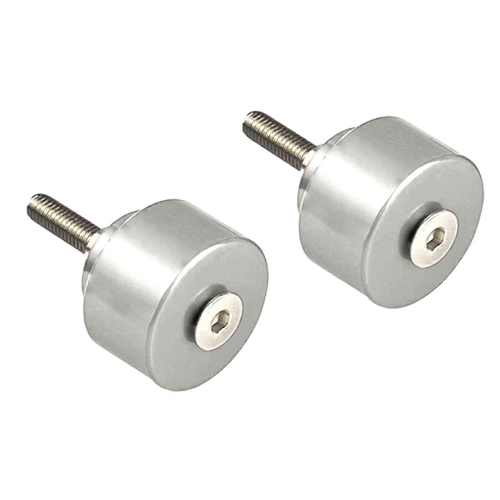 Handlebar Plug Accessories High Performance Replacement Compatible Aluminum Alloy Handlebar Bar End Plug Caps for ct125-color: Silver