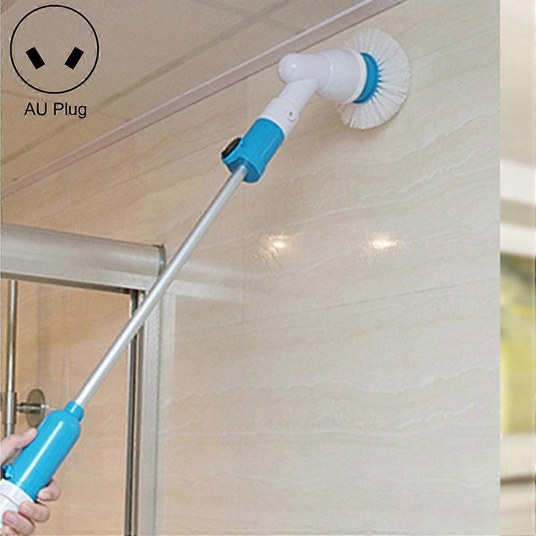 Multi-function Tub and Tile Scrubber Cordless Power Spin Scrubber Power Cleaning Brush Set for Bathroom Floor Wall, AU Plug