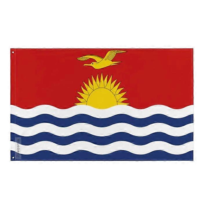 Flag of Kiribati – 128 x 192 cm – Polyester – Iron eyelets – Durable