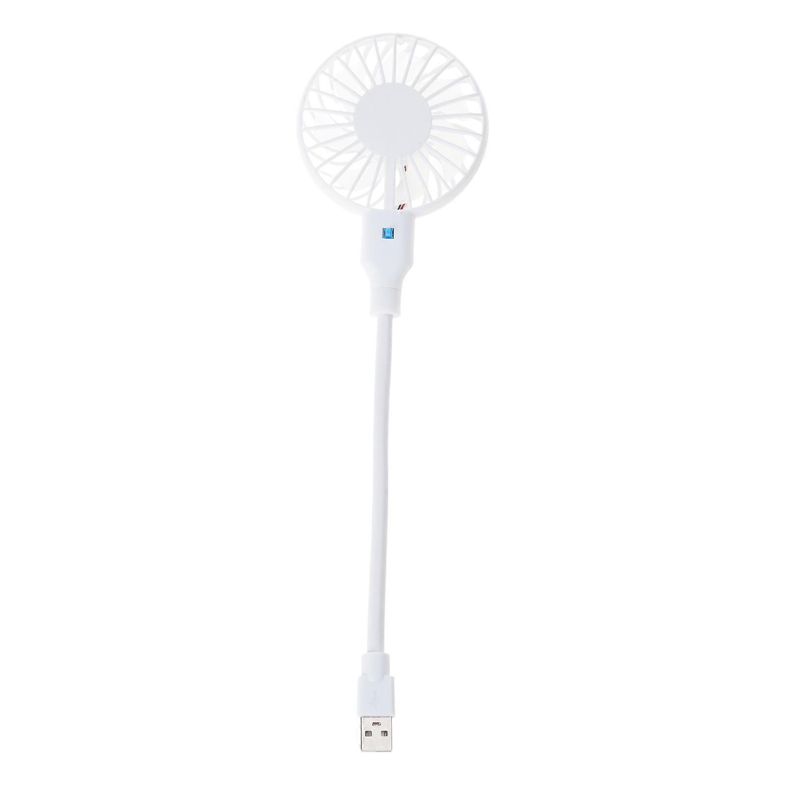 Bendable USB Desk Fan Quiet Operation Adjustable Direction 1 Speed Setting for Office Study Outdoor 5V Compatible