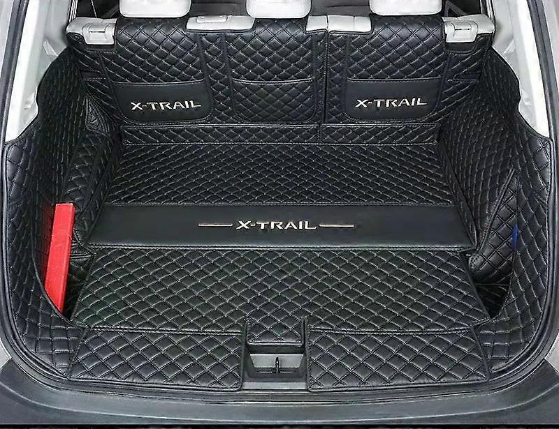 מחצלות תא מטען לרכב עבור ניסאן X-Trail T32 2017-2025 E-Power דלק אחורי תא מטען רצפת מחצלת מגש שטיח בוץ רכב מטען אניה אביזרים