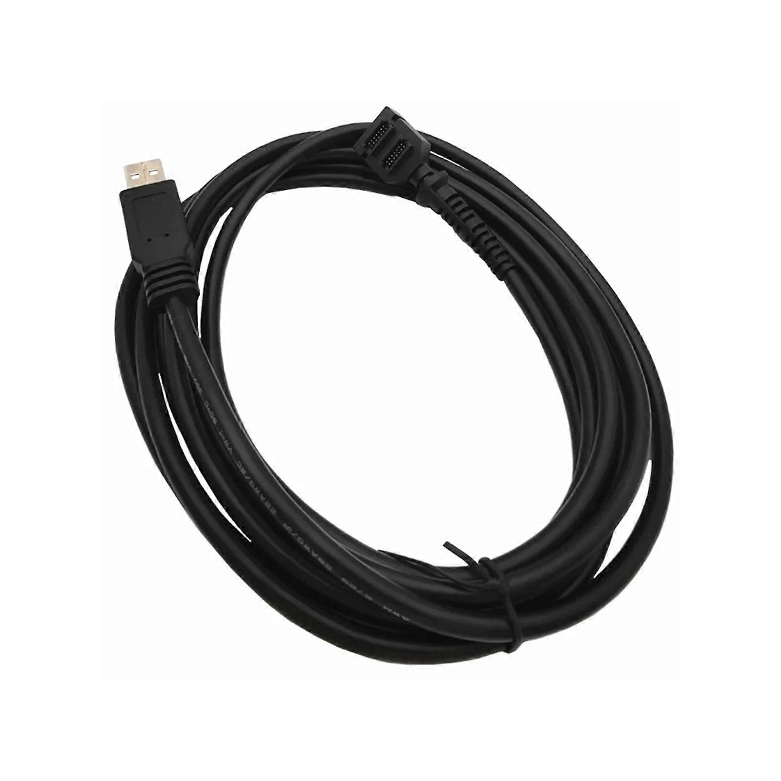 3Meter Double 14Pin To USB A Male Power Cable For VX805 VX820 Seamlessly Terminals Easy Operate