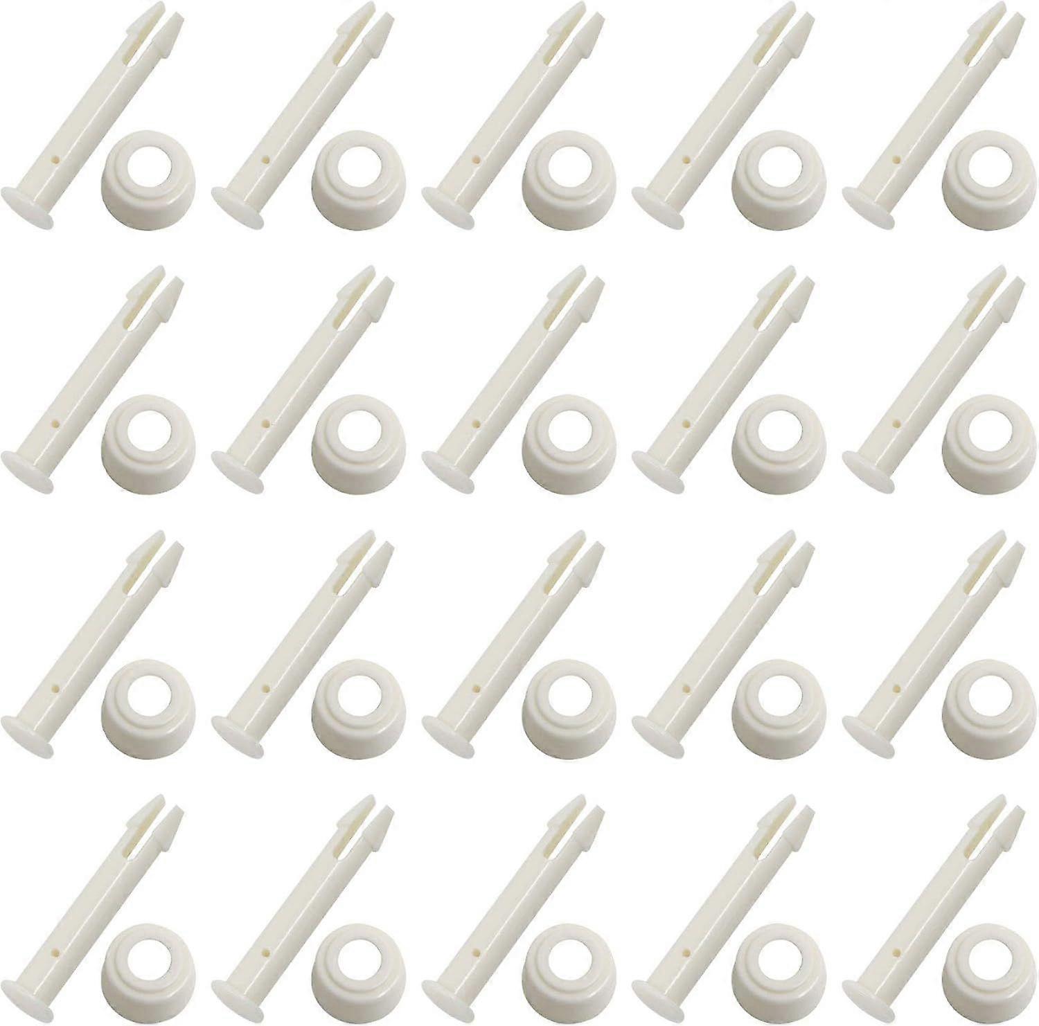 20 Plastic Pool Seal Pins For Intex Pool Joint Pins With Seals Replacement Parts For Intex Pool Frame, Intexpool Replacement Spare Parts(5.5Cm)