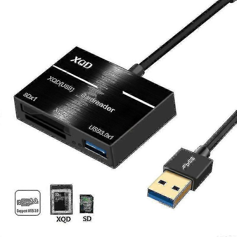 Xox-usb 3.0 Xqd/sd Card Reader Hub Adapter Superspeed Flash Memory Card Read/write Reader Connector For Sony G Series For