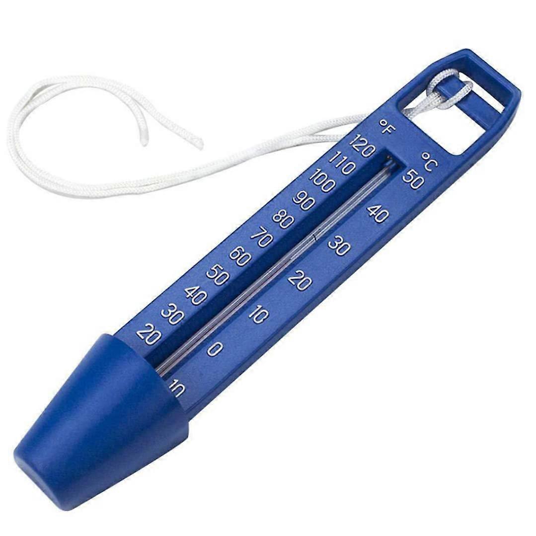 Swimming Pool Thermometer Floating Scaled 050℃ with Lanyard