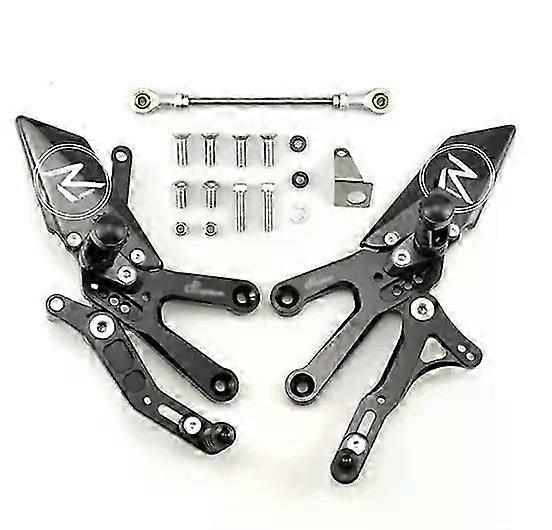 Mtkracing For Yamaha Yzf-r3 2015-2024 Step Up Pedal Adjustable Rear Foot Pedal Gear Lever Brake Kit