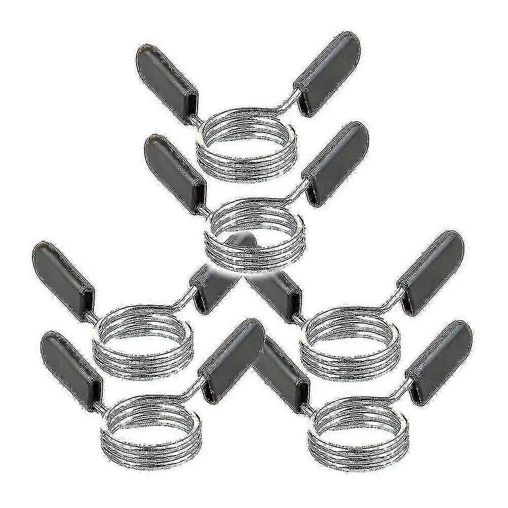 6-Piece Dumbbell Bar Spring Lock Attachment (30mm)