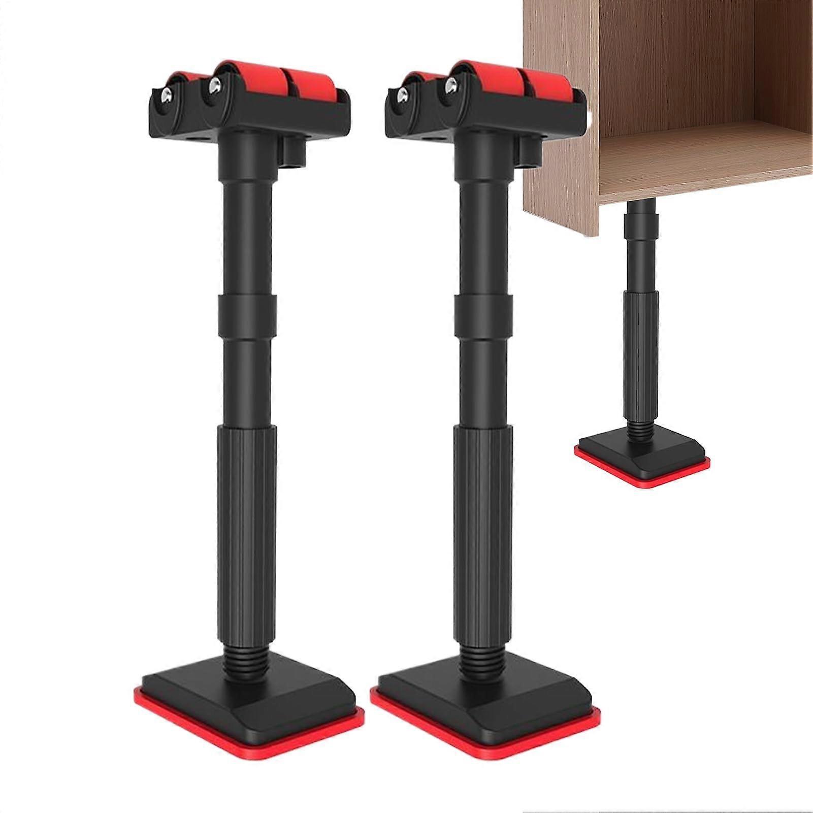 Adjustable telescopic lifter, cabinet bushing tool, height adjustment rod
