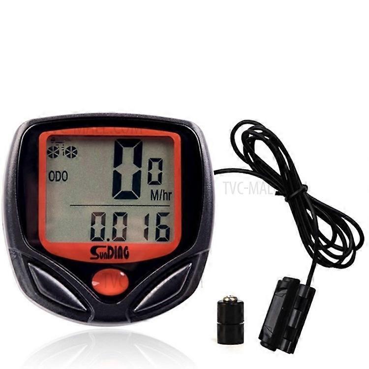 SD-548B Bicycle Computer Odometer with 14 Functions Waterproof LCD Bike Speedometer