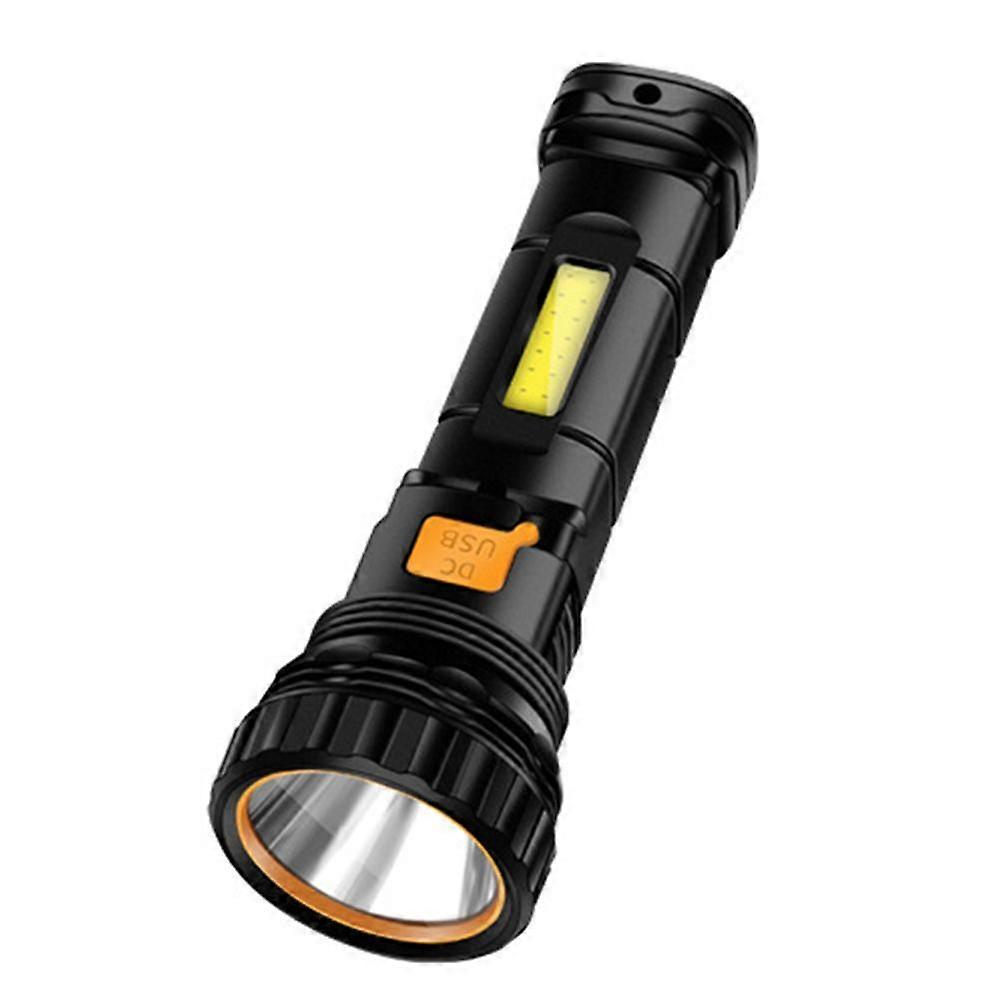 Strong Light Solar Flashlight Super Bright For Outdoor Explosion Long Battery